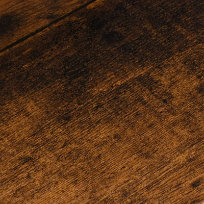 Juodas pakabinamas gėlių stovas „Lupin Rustic“, sendintas ąžuolas