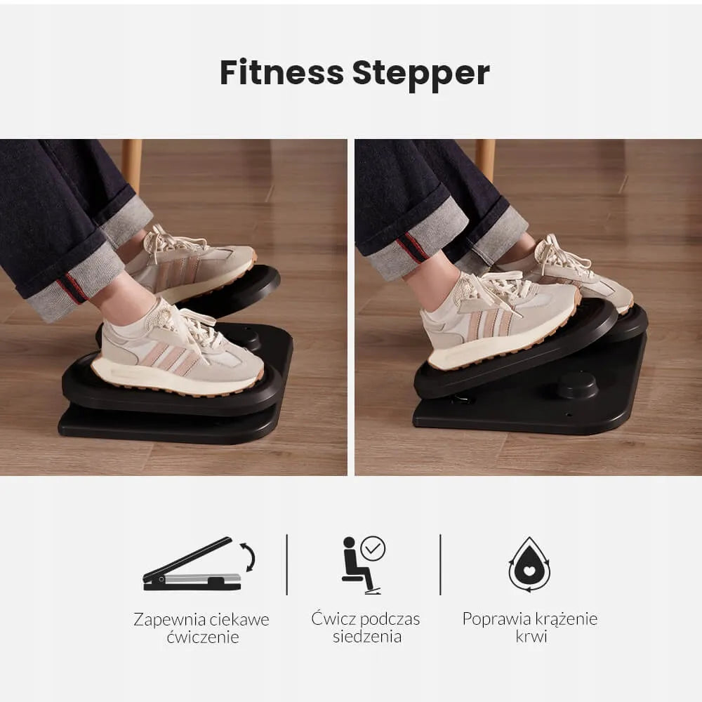 Juodoji pėdų atrama su mini steperio funkcija