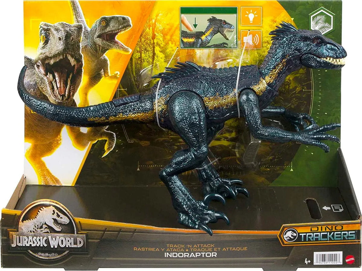 „Jurassic World“ Indoraptor dinozauro figūrėlė su šviesos ir garso efektais