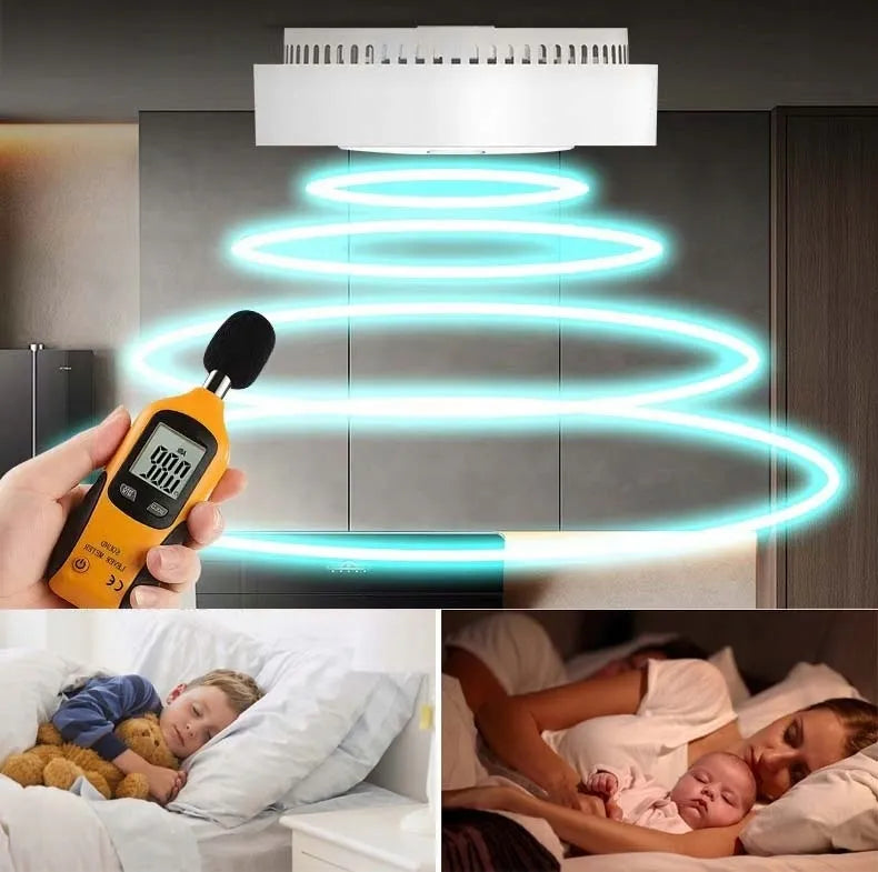 JYIPure anglies monoksido ir dūmų detektorius su LCD ekranu