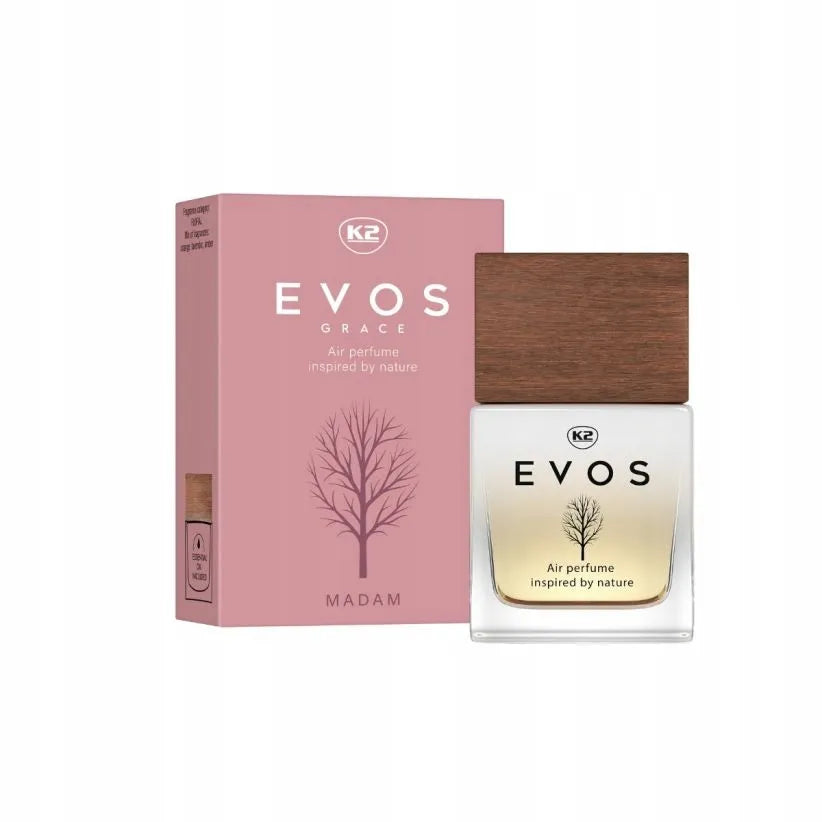 K2 V063 GRACE MADAM gėlių aromato automobilio kvepalai moterims, 50 ml