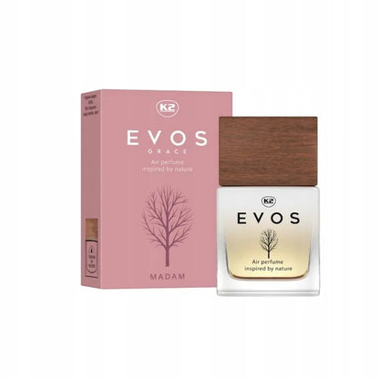 K2 V063 GRACE MADAM gėlių aromato automobilio kvepalai moterims, 50 ml