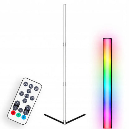 Kampinis LED toršeras „Masterled“ 9 W, 350 lm, RGB CCT, 180°, išmanusis, „Wi-Fi“, su nuotolinio valdymo pulteliu, 140 cm