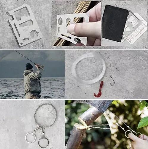 Karinis išgyvenimo rinkinys Trizand Survival 32 elementų daugiafunkcis įrankis