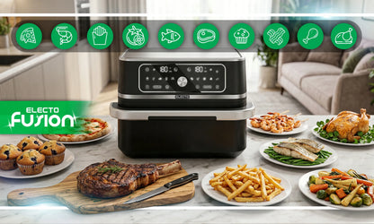 Karšto Oro Gruzdintuvė 10L Dviejų Kamerų 3100W