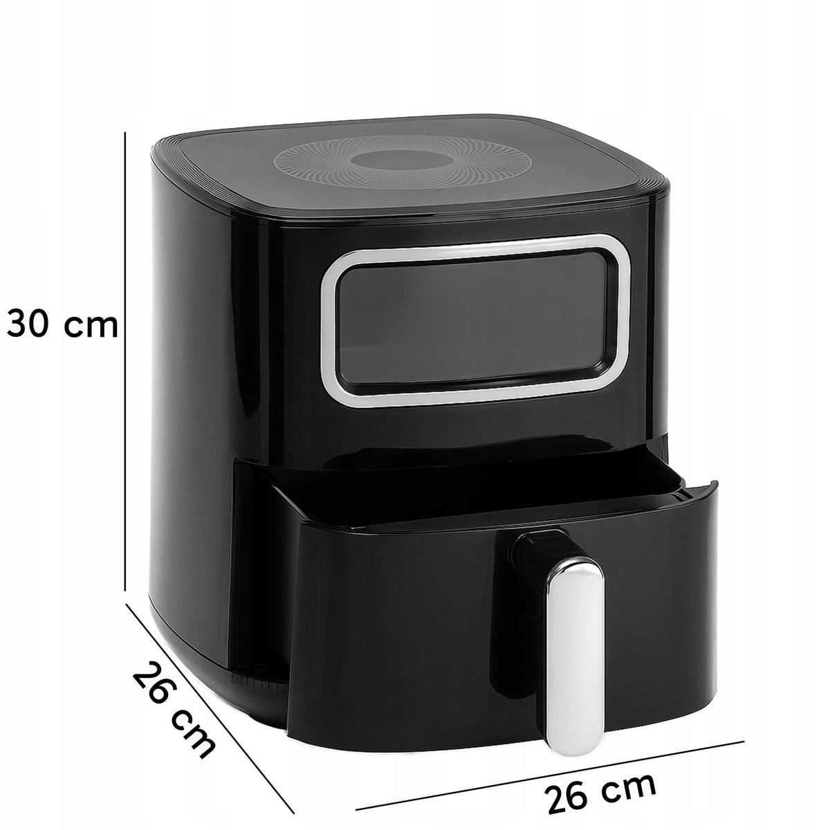 Karšto oro gruzdintuvė RETOO Air Fryer 1450W, 5,5 l, 8 programų