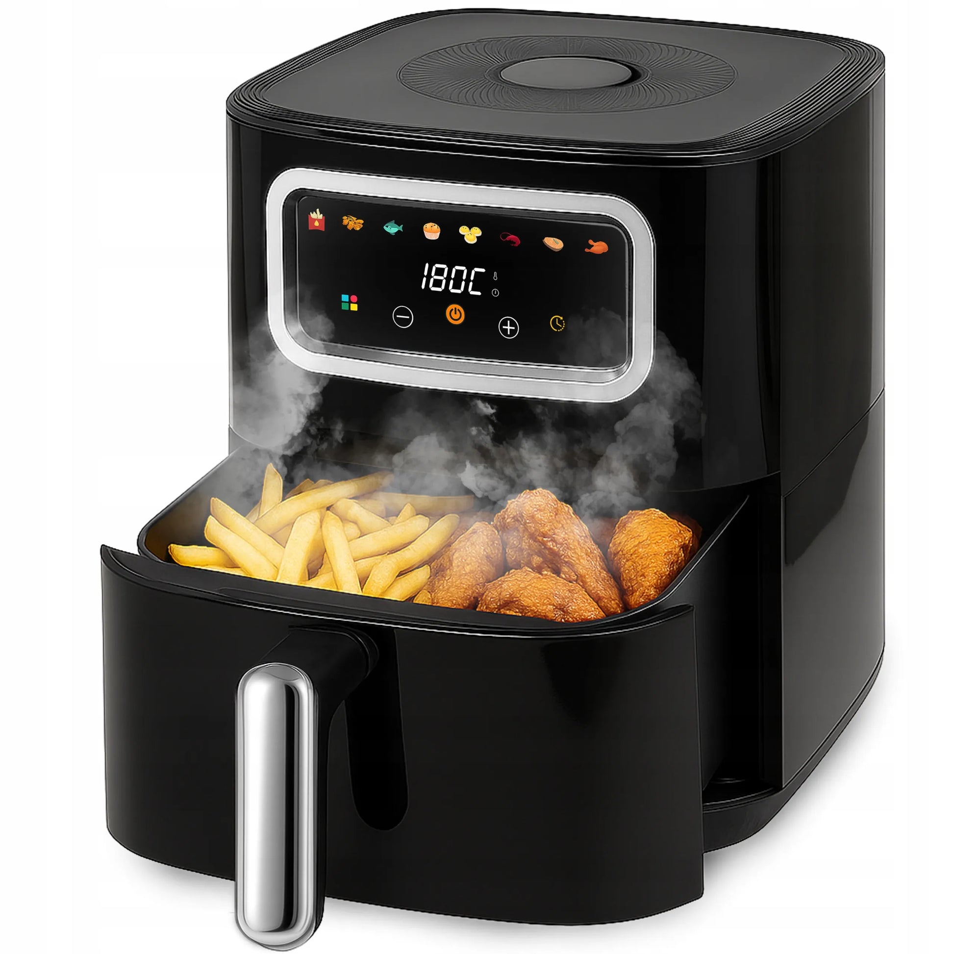 Karšto oro gruzdintuvė RETOO Air Fryer 1450W, 5,5 l, 8 programų