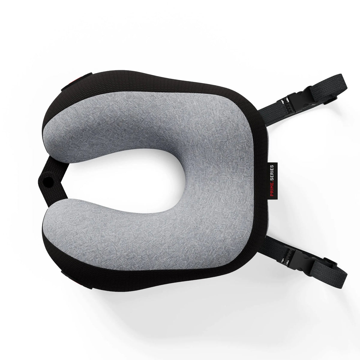Kelioninė kaklo pagalvė lėktuvui pilka-juoda Diablo TRAVEL PILLOW