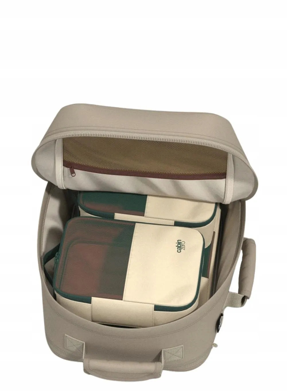 Kelioninė kuprinė 2 viename „CabinZero Classic Tech 28 L“ – „zen garden“