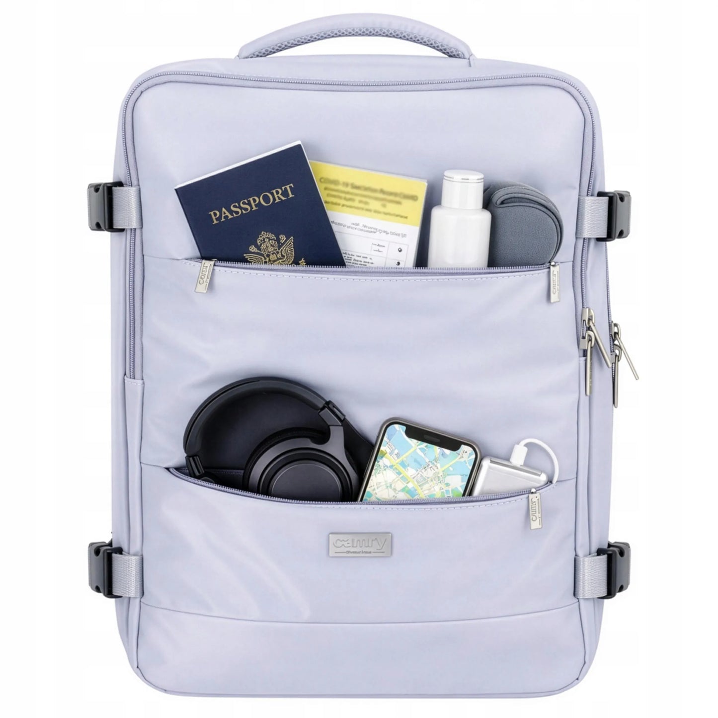 Kelioninė kuprinė 40x30x20cm, rankinis bagažas lėktuvui, USB, tinka Wizzair