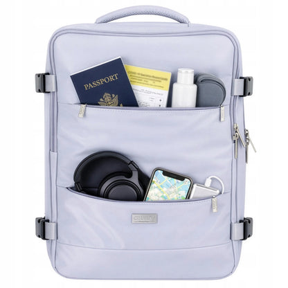 Kelioninė kuprinė 40x30x20cm, rankinis bagažas lėktuvui, USB, tinka Wizzair
