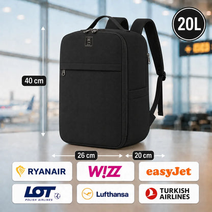Kelioninė kuprinė lėktuvui 40x26x20 TVIRTA RYANAIR rankinis bagažas