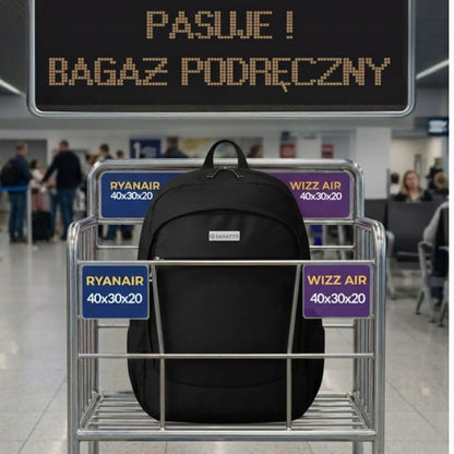Kelioninė kuprinė skrydžiams RYANAIR WIZZAIR 40x20x25 nemokamas bagažas ZAGATTO