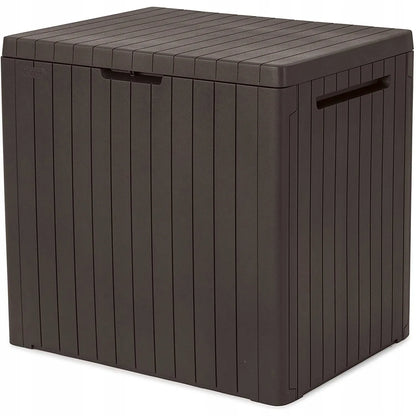 Keter City Storage Box 113L lauko baldų dėžė – ruda