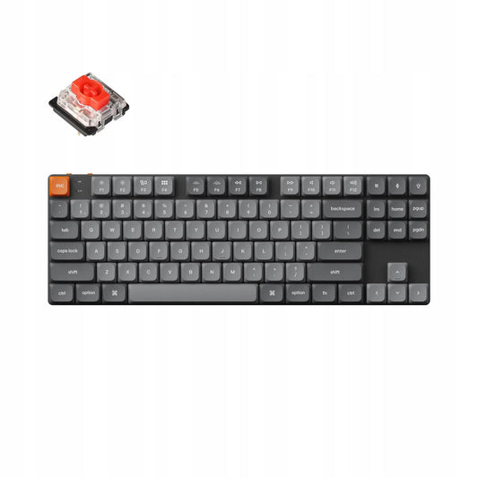 Keychron K1 Max QMK/VIA belaidė mechaninė klaviatūra, K1M-A1