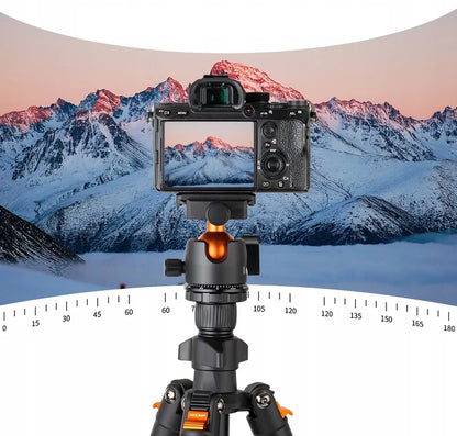 K&F Concept BI234M trikojis fotoaparatui + 3D galvutė + telefono laikiklis