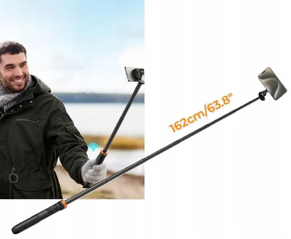 K&F CONCEPT FOTOGRAFINIS TRIKOJIS MONOPODAS 162cm KROTIKLIUI + NUOTOLINIO VALDYMO PULTELIS