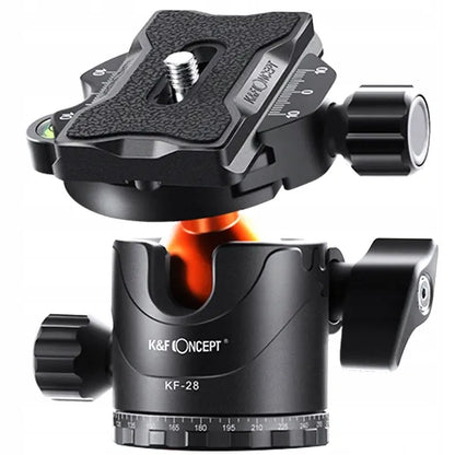 K&F Concept K234A7+FH-03 aliuminio ir magnio trikojis stovas, 231 cm, su horizontalia kolona