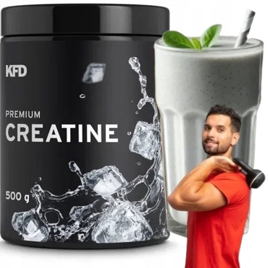 KFD Premium Creatine kreatino monohidratas, natūralaus skonio, 500 g