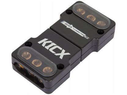 KICX Quick Connector v2 - Stiprintuvo, žemų dažnių garsiakalbio ir įkroviklio maitinimo jungtis