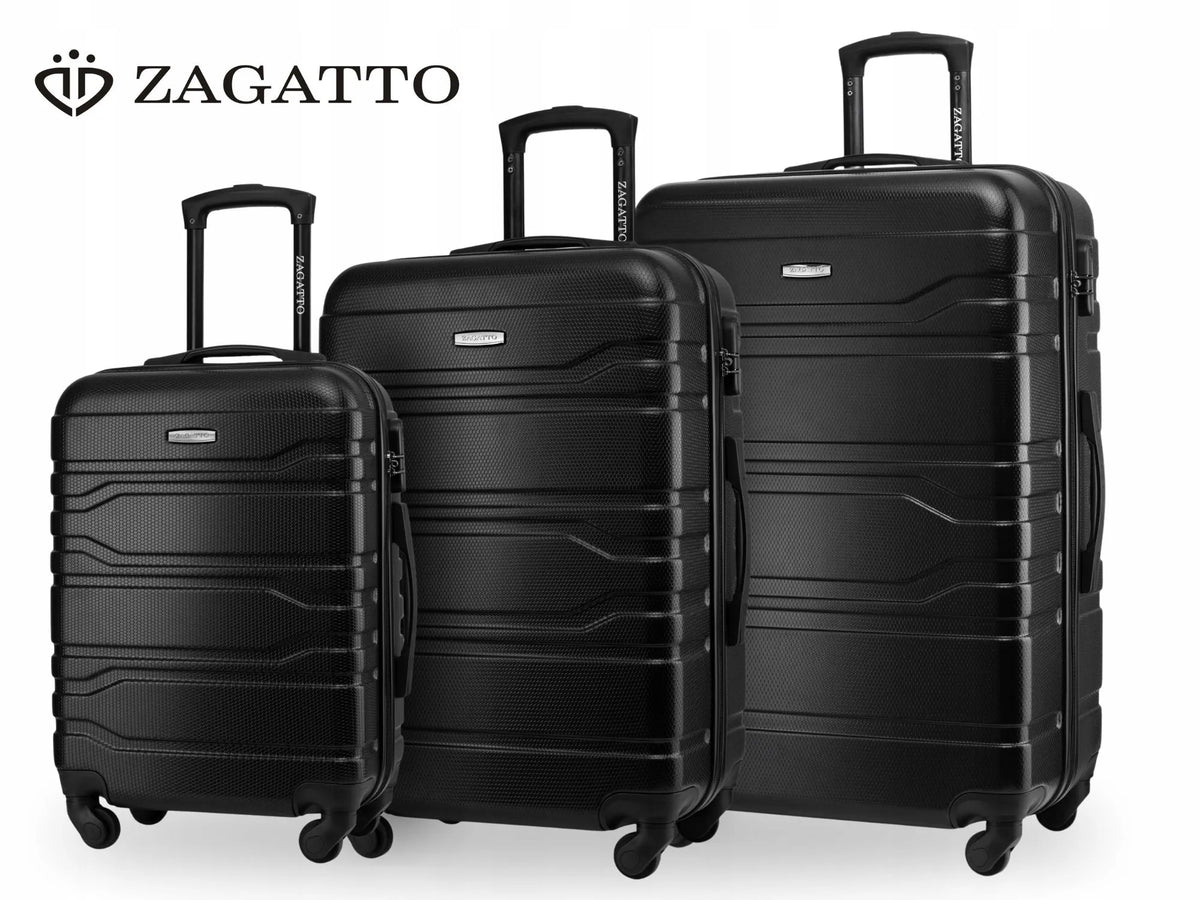 Kietas kelioninis lagaminas su ratukais, 60 l, Zagatto RYANAIR