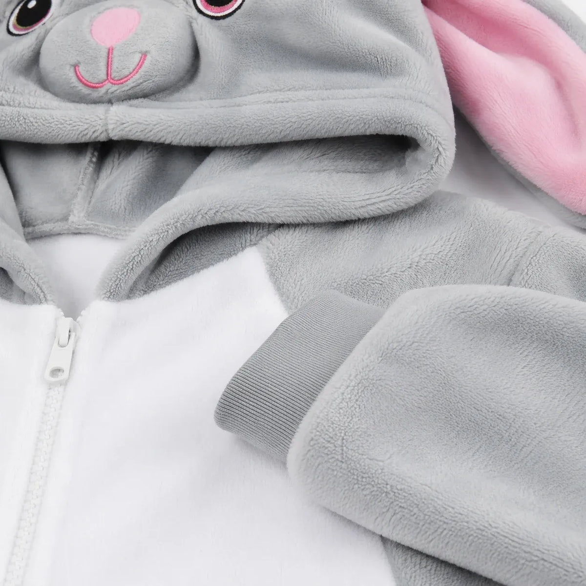 Kigurumi pižama „Szary Królik“, L dydis, 165–175 cm