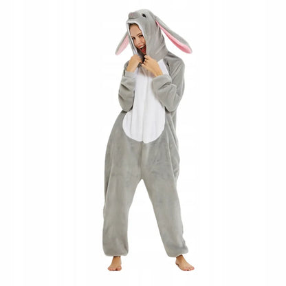 Kigurumi pižama „Szary Królik“, L dydis, 165–175 cm