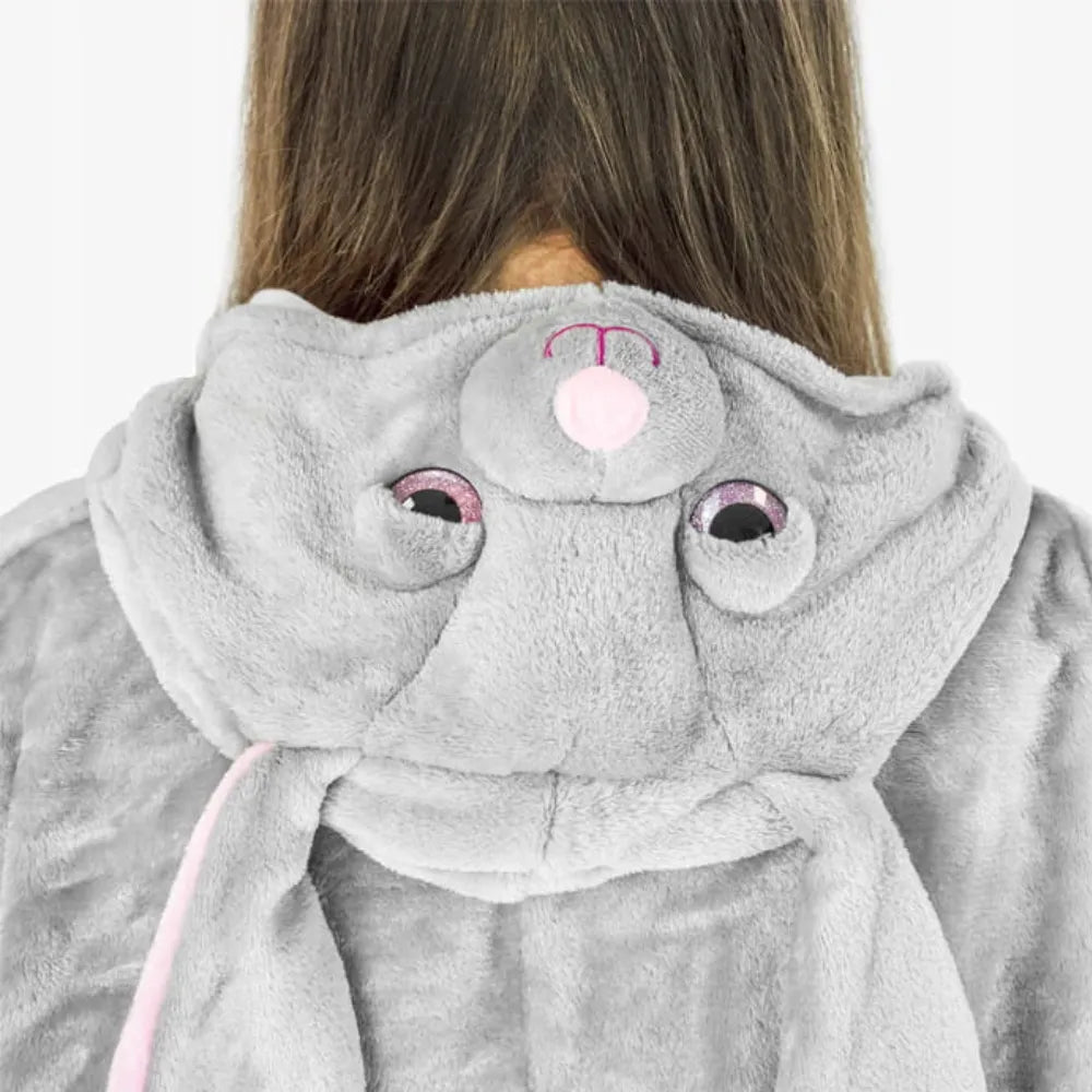 Kigurumi pižama „Szary Królik“, L dydis, 165–175 cm