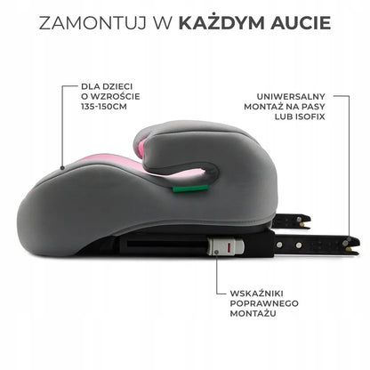 Kinderkraft i-Boost automobilinė kėdutė-padėkliukas ISOFIX 15-36 kg