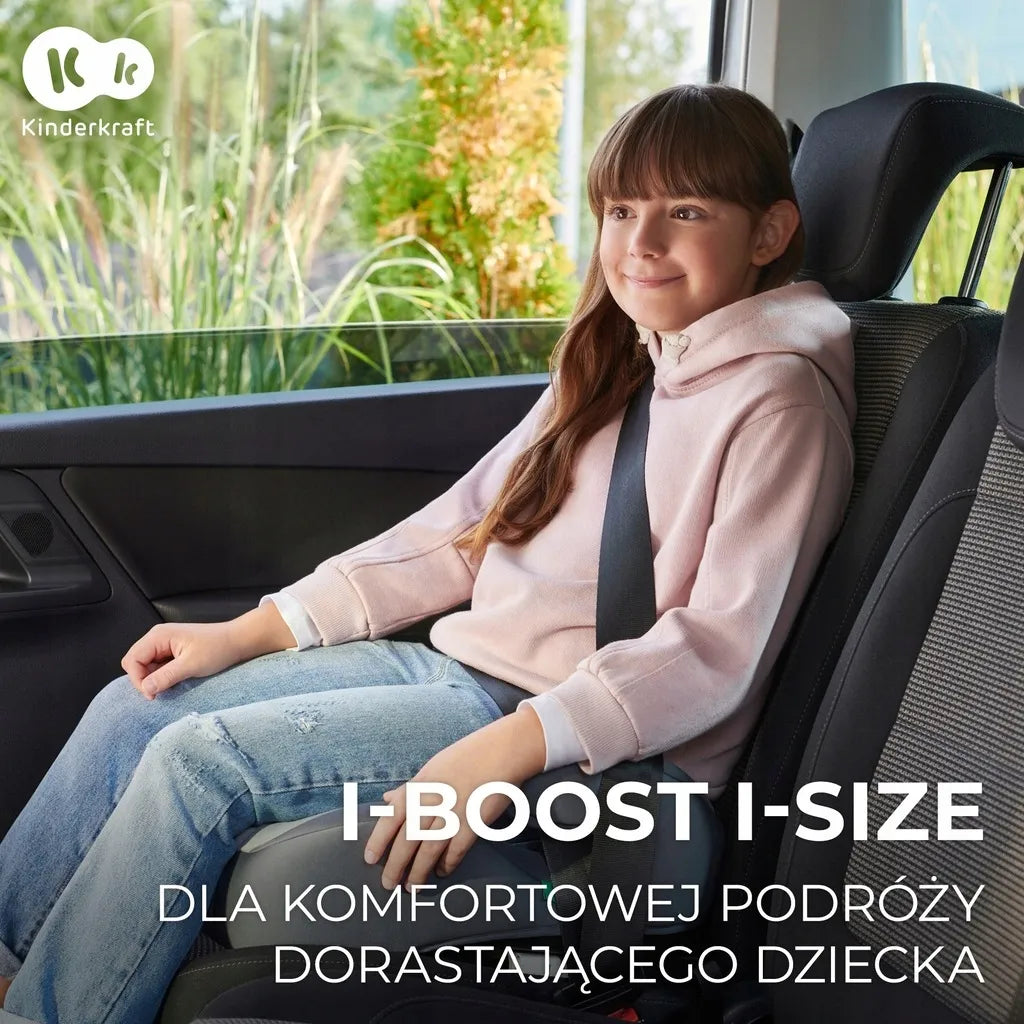 Kinderkraft i-Boost automobilinė kėdutė-padėkliukas ISOFIX 15-36 kg