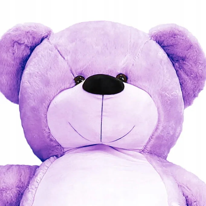 Klasikinis pliušinis meškiukas - violetinis 90 cm