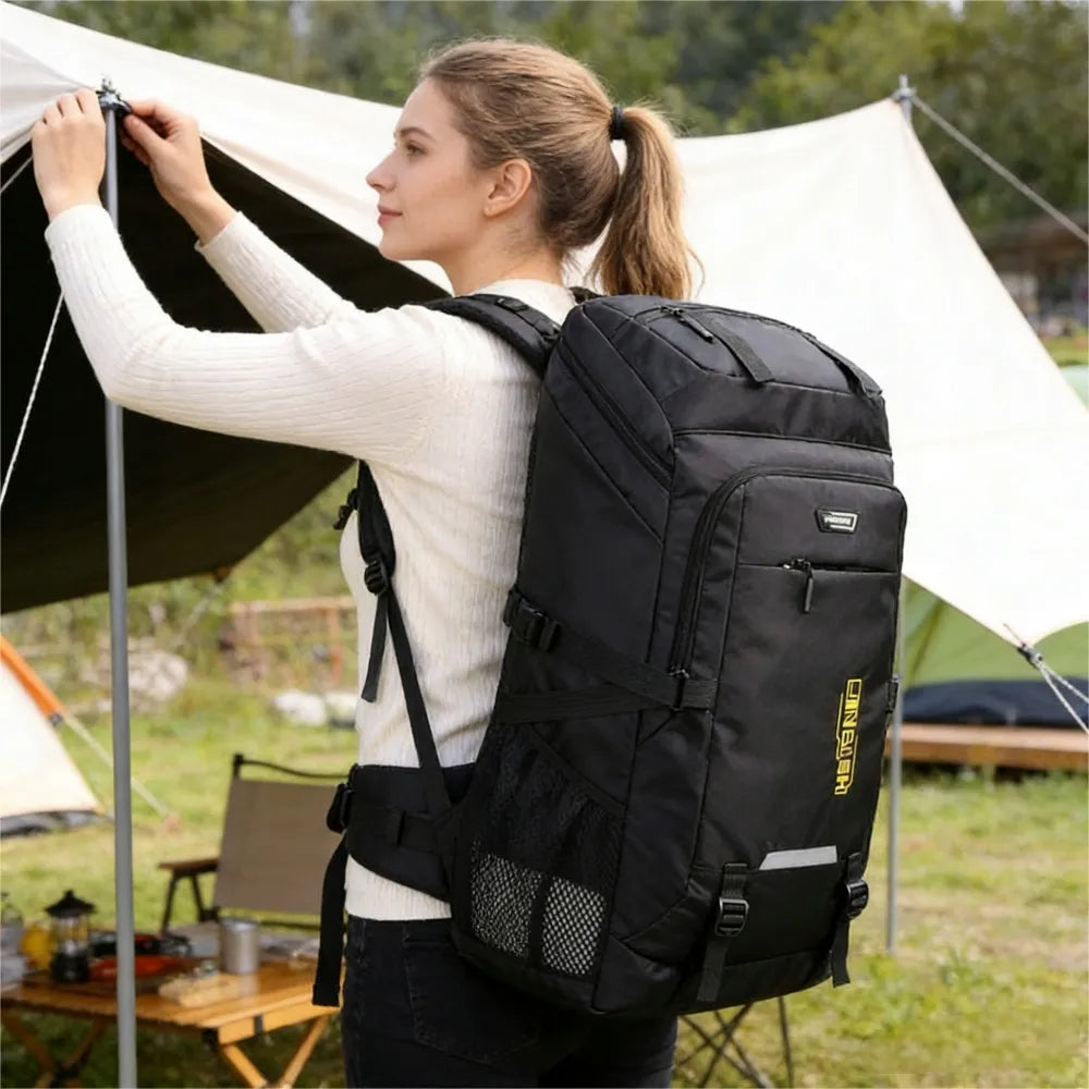 K&M taktinė turistinė kuprinė 60 l – didelė ir talpi, skirta išvykoms