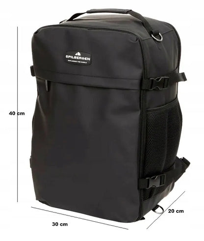 Kompaktiška orlaivio salono kuprinė, telpanti po sėdyne 40 x 25 x 20 cm 20 l JUODA