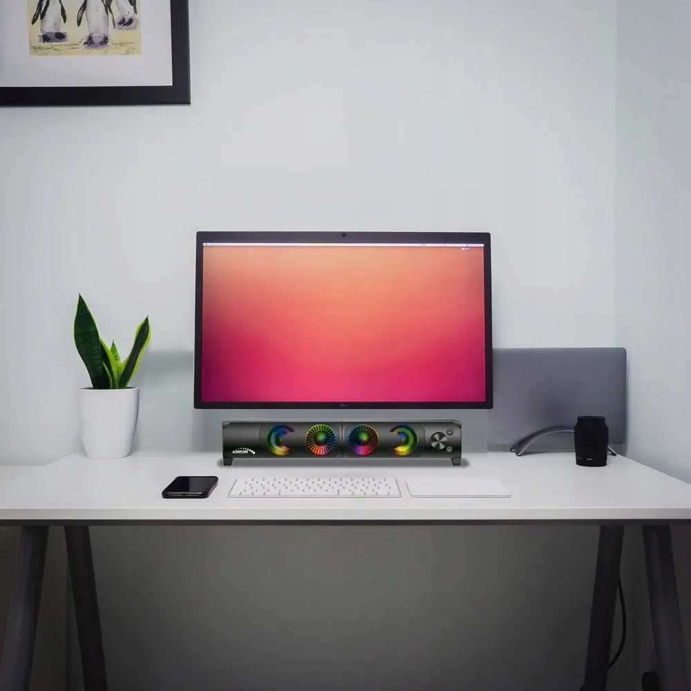 Kompiuterinės kolonėlės PC nešiojamam kompiuteriui 2-in-1