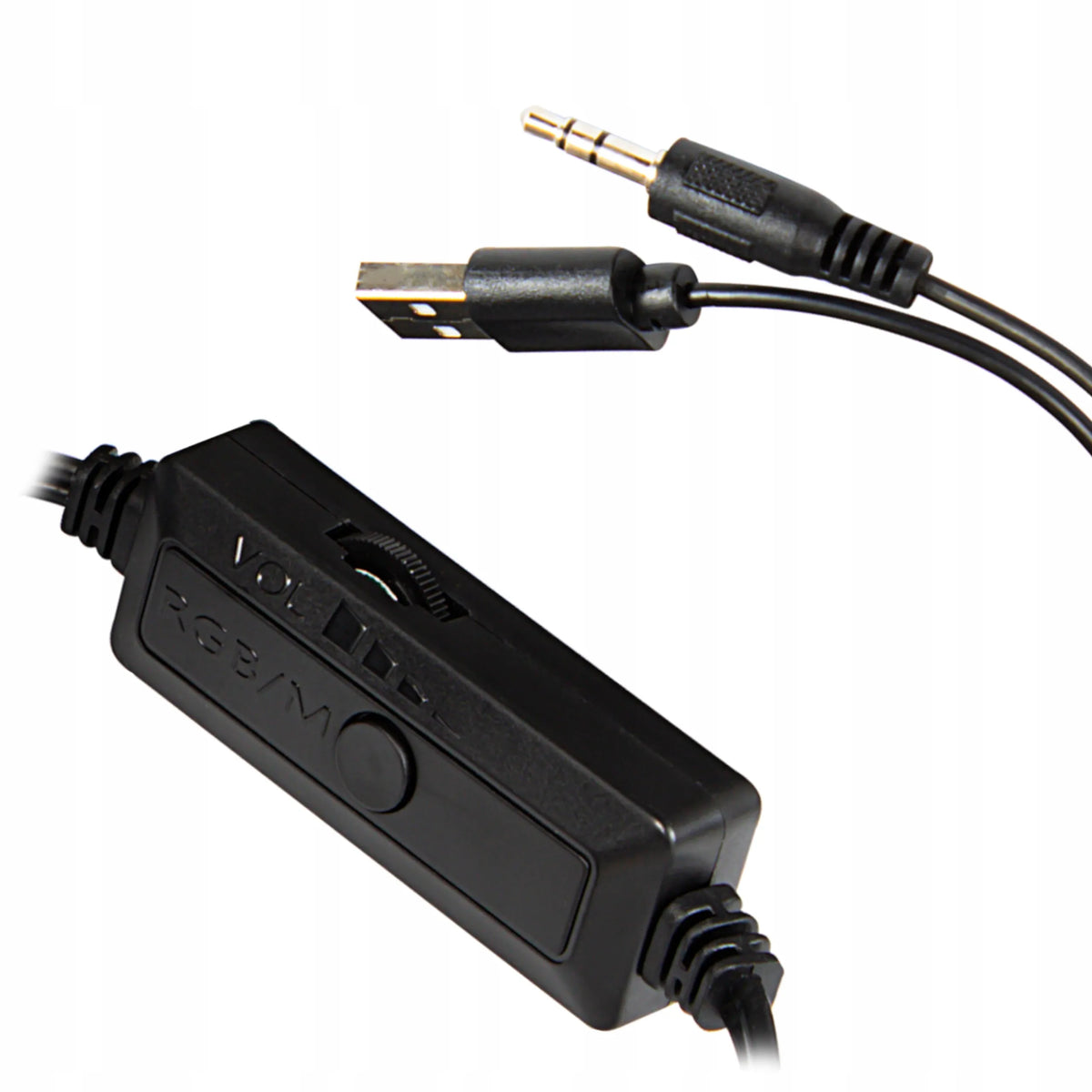 Kompiuterio garsiakalbiai 2.0 BLOW žaidimų garso juosta LED RGB spalvos USB 5V