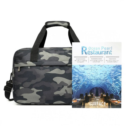 Kono Kebo 40x30x20 kelioninis krepšys lėktuvui, „Ryanair“ rankinis bagažas, chaki kamufliažas