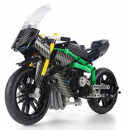 Konstruktoriaus rinkinys „Mould King 23002“ – motociklas Kawasaki H2R, 639 det.