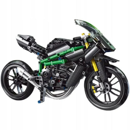 Konstruktoriaus rinkinys „Mould King 23002“ – motociklas Kawasaki H2R, 639 det.
