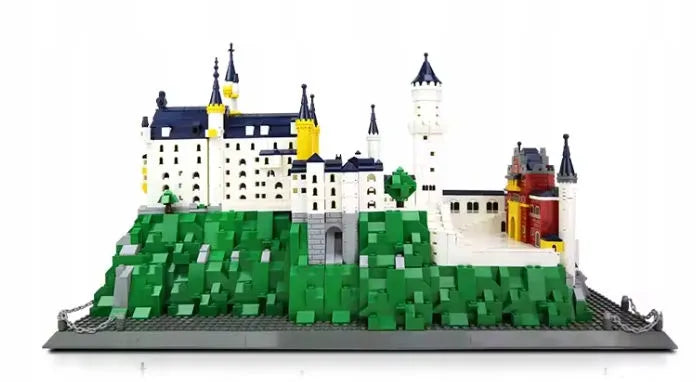 Konstruktoriaus rinkinys „Neuschwanstein“ pilis, 1969 detalės