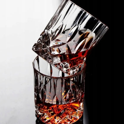 Krištolo viskio ir kokteilių stiklinės LUXITO Javell, 300 ml, 6 vnt., dovana