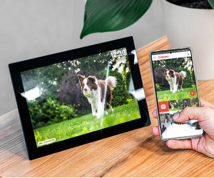 Kruger&Matz FRAMEO Wi-Fi skaitmeninis nuotraukų rėmelis, 10,1 col., juodas