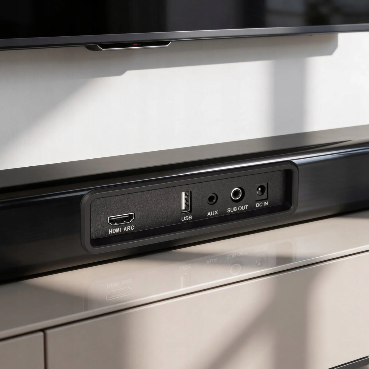 Kruger&Matz Universe 2.1 garso juosta su HDMI (ARC), USB, AUX ir Bluetooth 5.0
