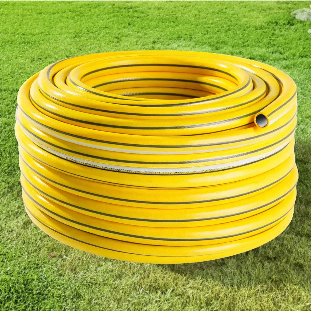 KUGOgarden sodo žarna 3/4" 30m, 4 sluoksnių, Premium komplektas su pistoletu Bradas