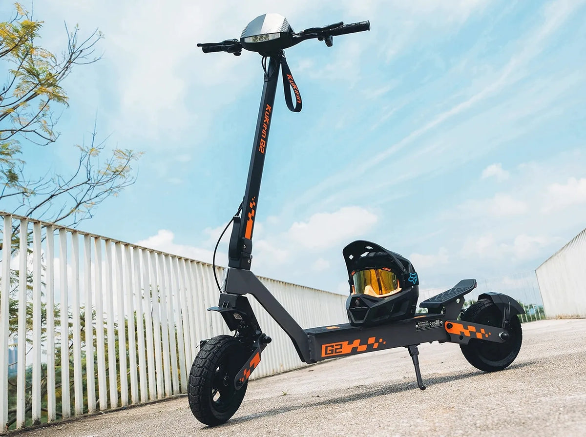 „KuKirin G2“ 2026 m. elektrinis paspirtukas, 48 V, 15,6 Ah, 1200 W, iki 45 km/h, bekelės, su dovanomis