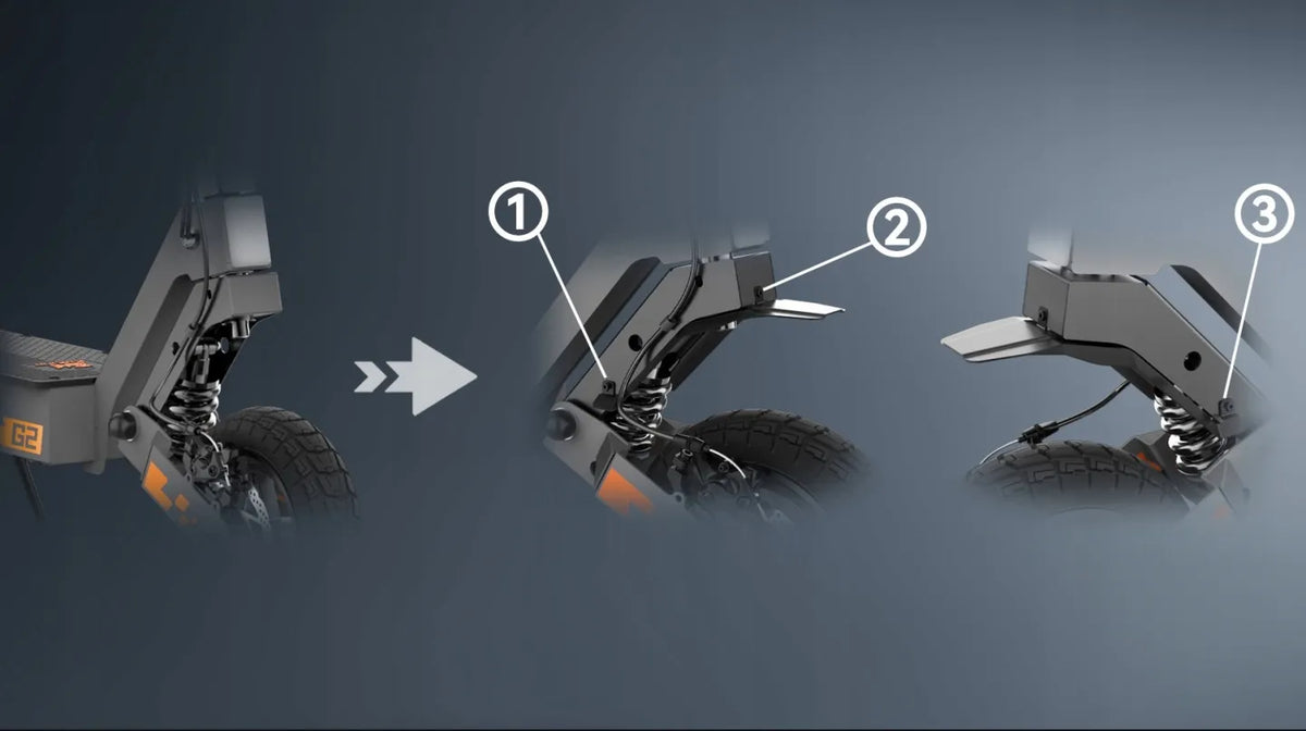 „KuKirin G2“ 2026 m. elektrinis paspirtukas, 48 V, 15,6 Ah, 1200 W, iki 45 km/h, bekelės, su dovanomis