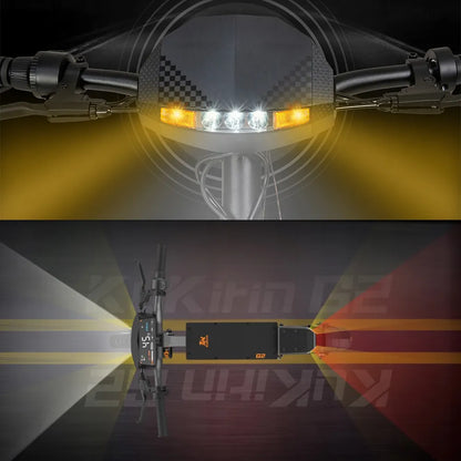 „KuKirin G2“ 2026 m. elektrinis paspirtukas, 48 V, 15,6 Ah, 1200 W, iki 45 km/h, bekelės, su dovanomis