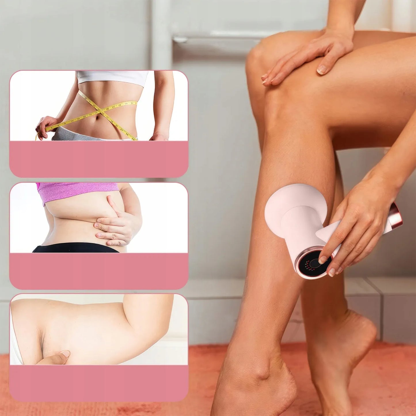 Kūno masažuoklis stangrinantis limfodrenažinis body shaping 5in1
