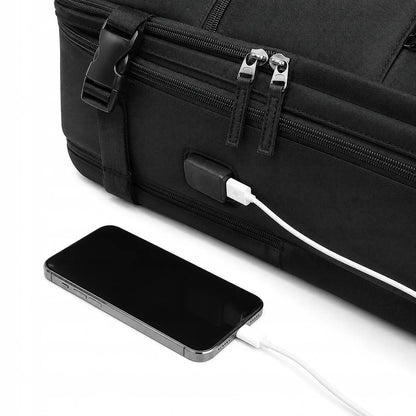 Kuprinė į lėktuvą, rankinis bagažas 40x25x20 WizzAir Ryanair, kabininė 20l USB