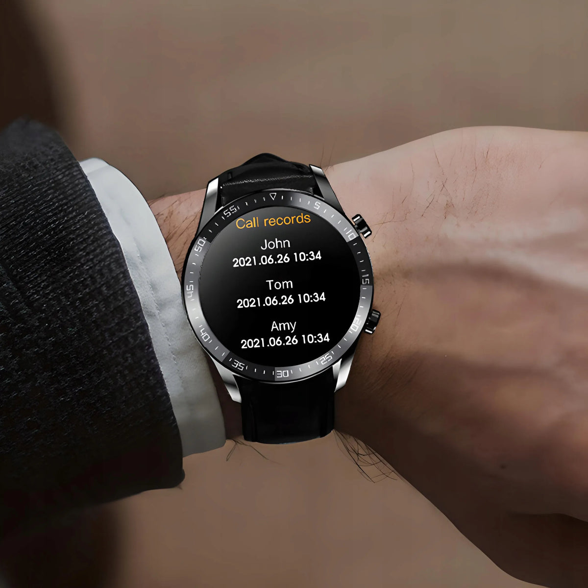 L13 Bluetooth išmanusis laikrodis su žingsniamačiu ir sveikatos stebėjimu, skirtas Android ir iOS