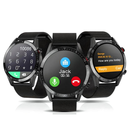L13 Bluetooth išmanusis laikrodis su žingsniamačiu ir sveikatos stebėjimu, skirtas Android ir iOS